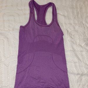 Lululemon swiftly tech tank size 2 purple